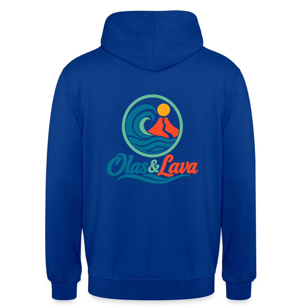 Sudadera Olas & Lava - Logo Oficial | Edición Original - bright royal