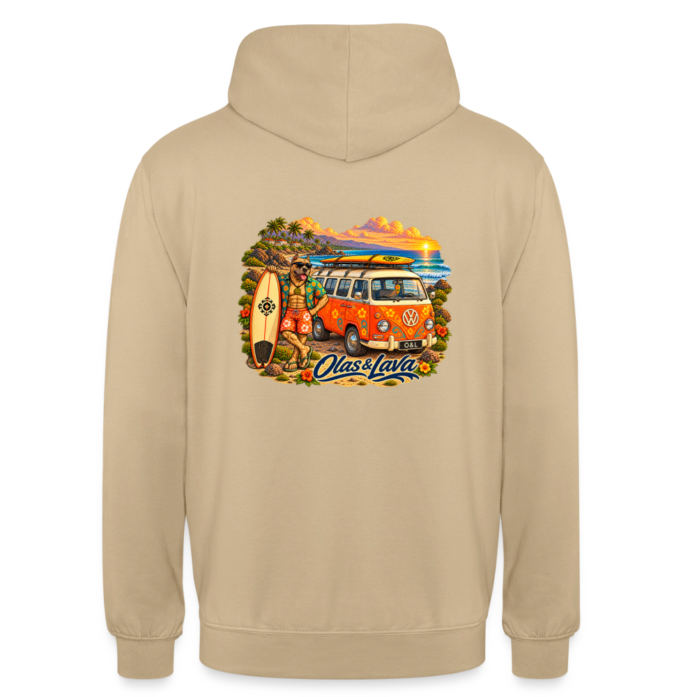 Sudadera Brado - Olas & Lava | Edición Presa Canario - beige