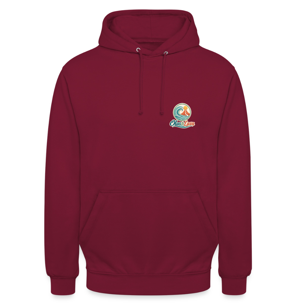 Sudadera Brado - Olas & Lava | Edición Presa Canario - bordeaux