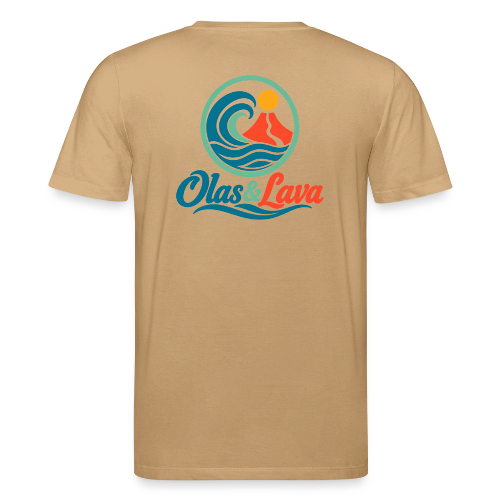 Camiseta Olas & Lava - Edición Tenerife | Unisex Premium - caramel 