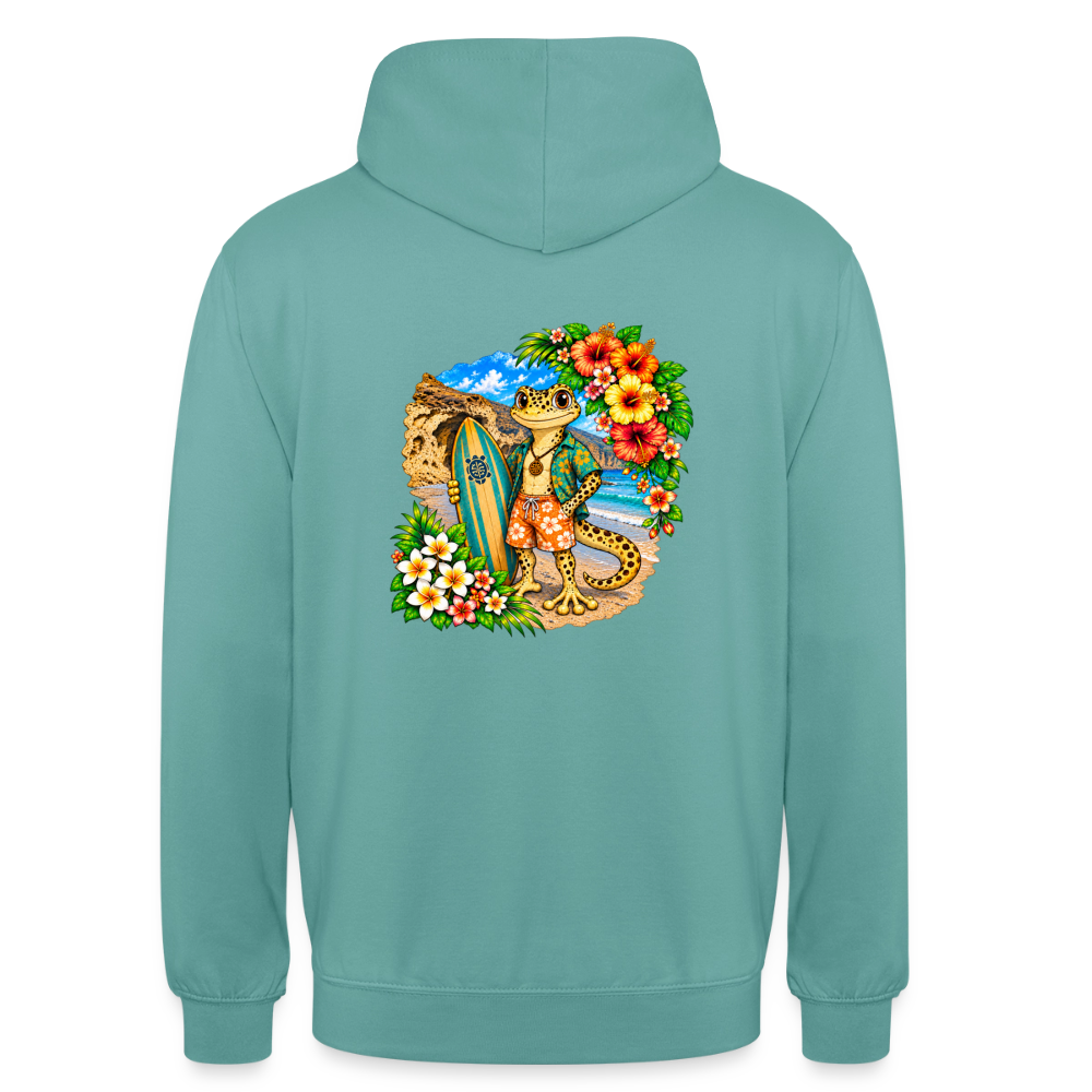 Sudadera Piko - Olas & Lava | El Perenquén Surfista - pastel turquoise