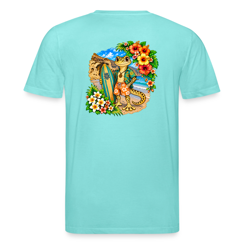 Camiseta Piko Surfer - Lagarto Canario | Unisex Premium - pool blue