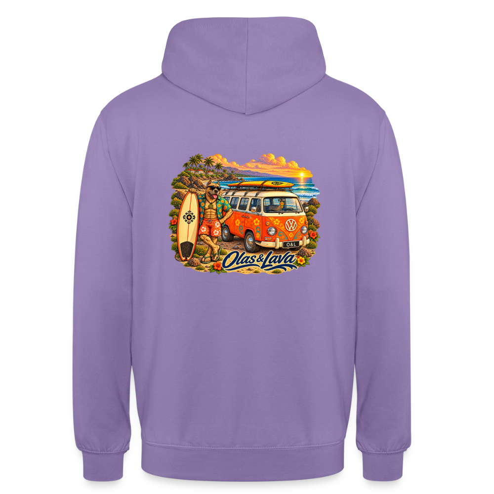 Sudadera Brado - Olas & Lava | Edición Presa Canario - lavender