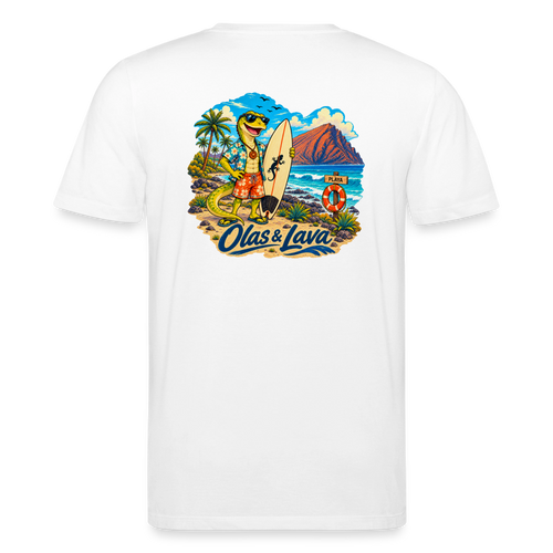 Camiseta Lago Surfer - Edición Canaria | Unisex Premium - white