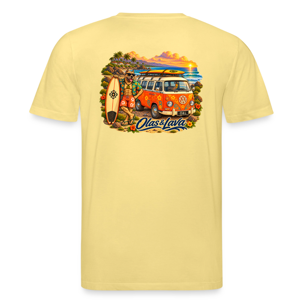Camiseta Brado Surfer - Edición Canaria | Unisex Premium - viva yellow 