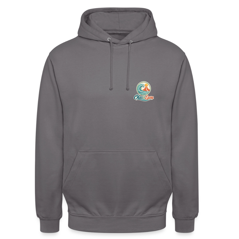 Sudadera Brado - Olas & Lava | Edición Presa Canario - elephant grey