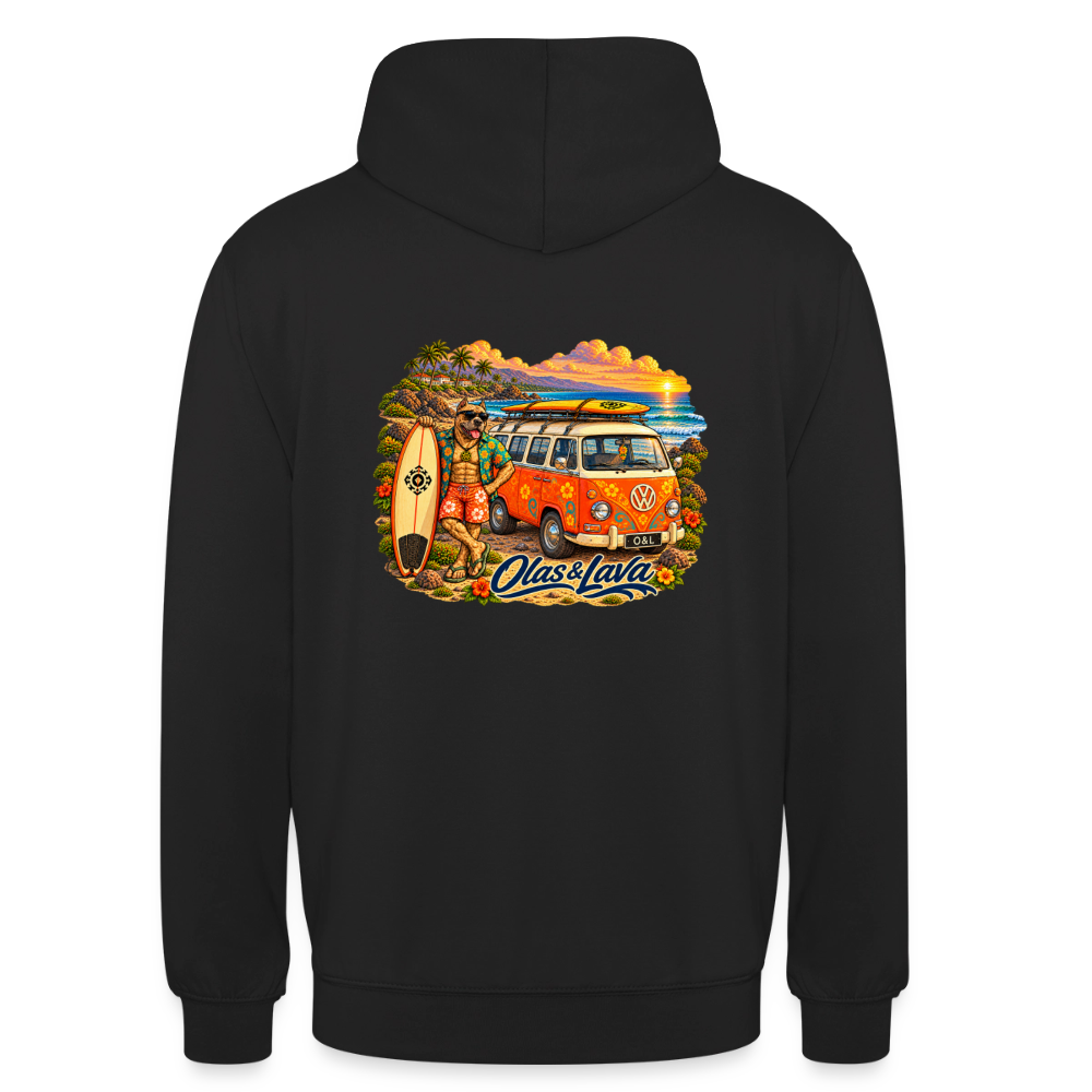 Sudadera Brado - Olas & Lava | Edición Presa Canario - black