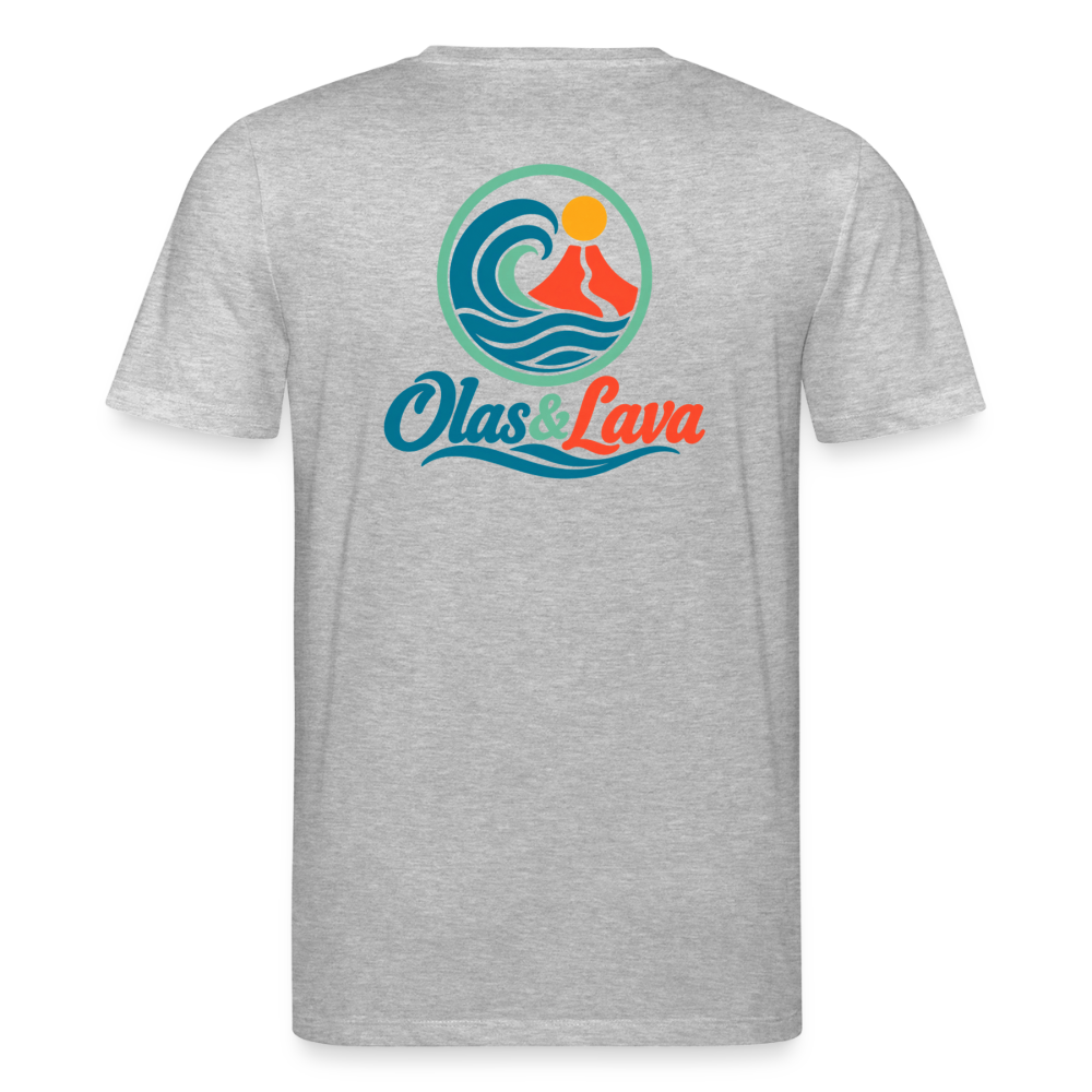 Camiseta Olas & Lava - Edición Tenerife | Unisex Premium - heather grey