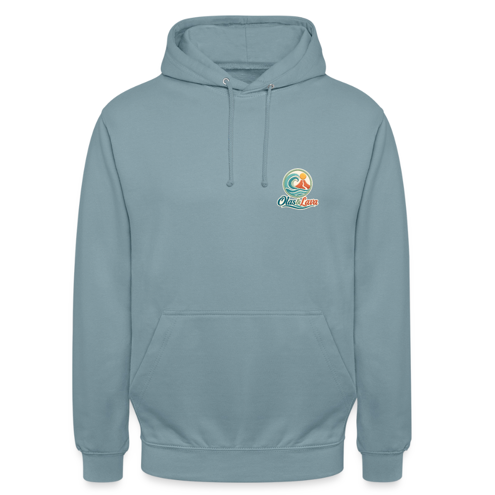 Sudadera Brado - Olas & Lava | Edición Presa Canario - stonewash blue