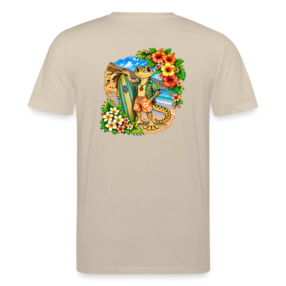 Camiseta Piko Surfer - Lagarto Canario | Unisex Premium - beige