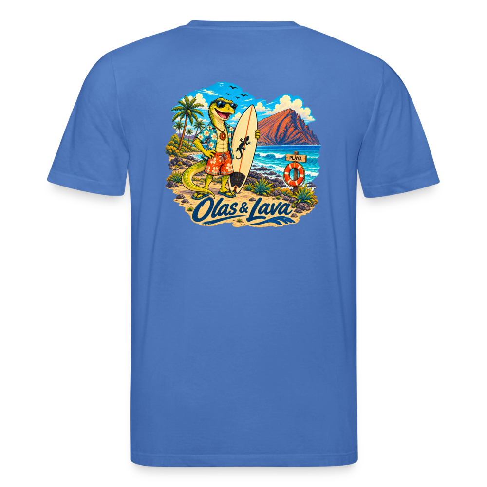 Camiseta Lago Surfer - Edición Canaria | Unisex Premium - mindful blue
