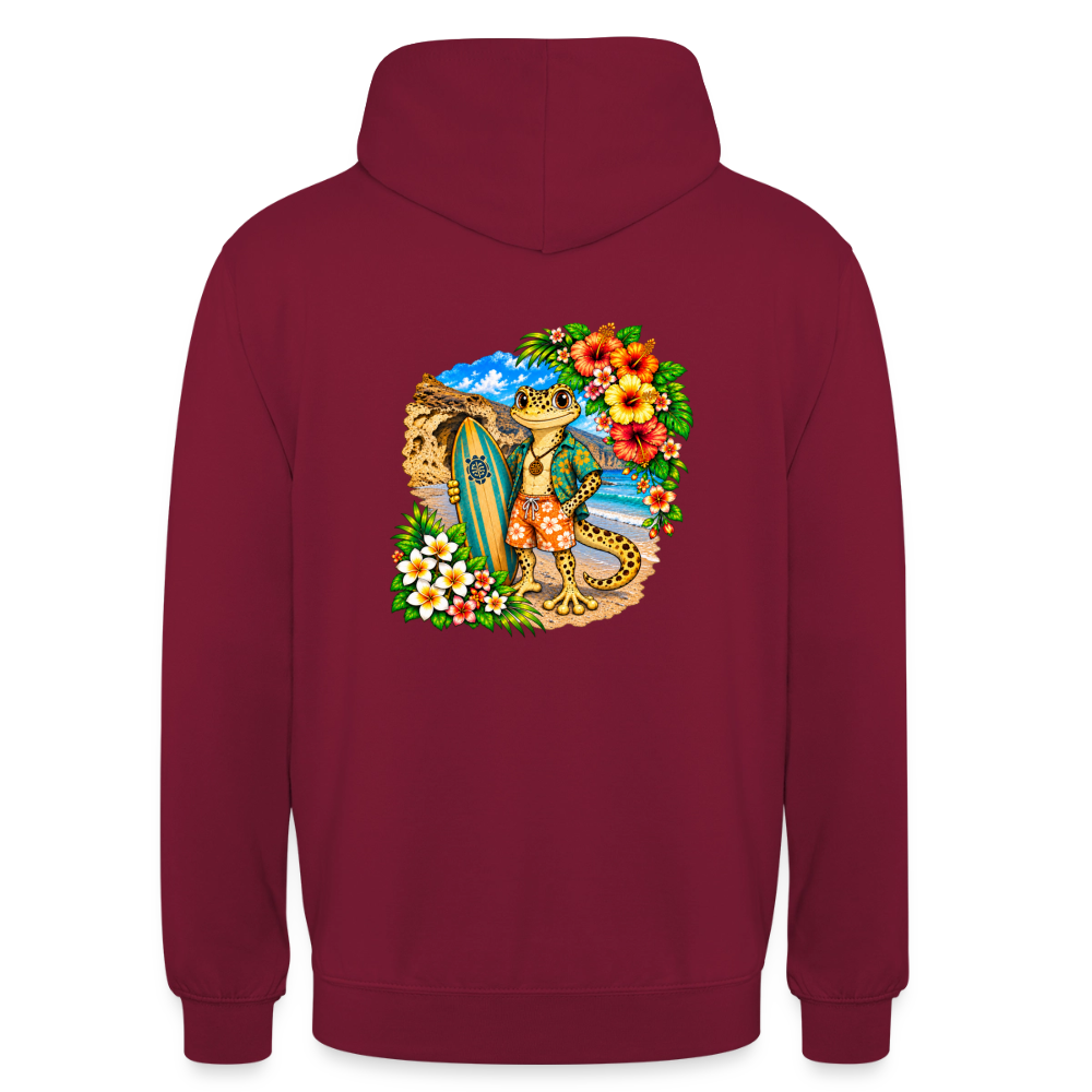 Sudadera Piko - Olas & Lava | El Perenquén Surfista - bordeaux