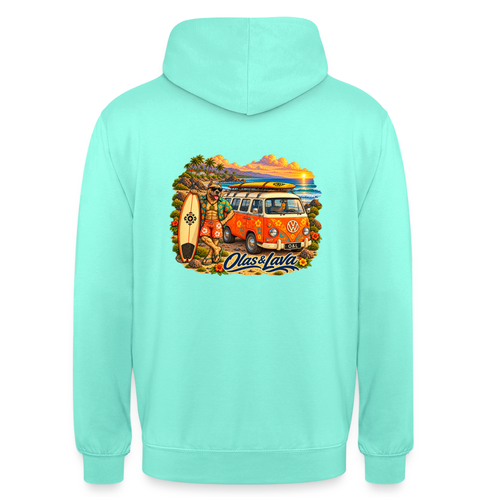 Sudadera Brado - Olas & Lava | Edición Presa Canario - mint