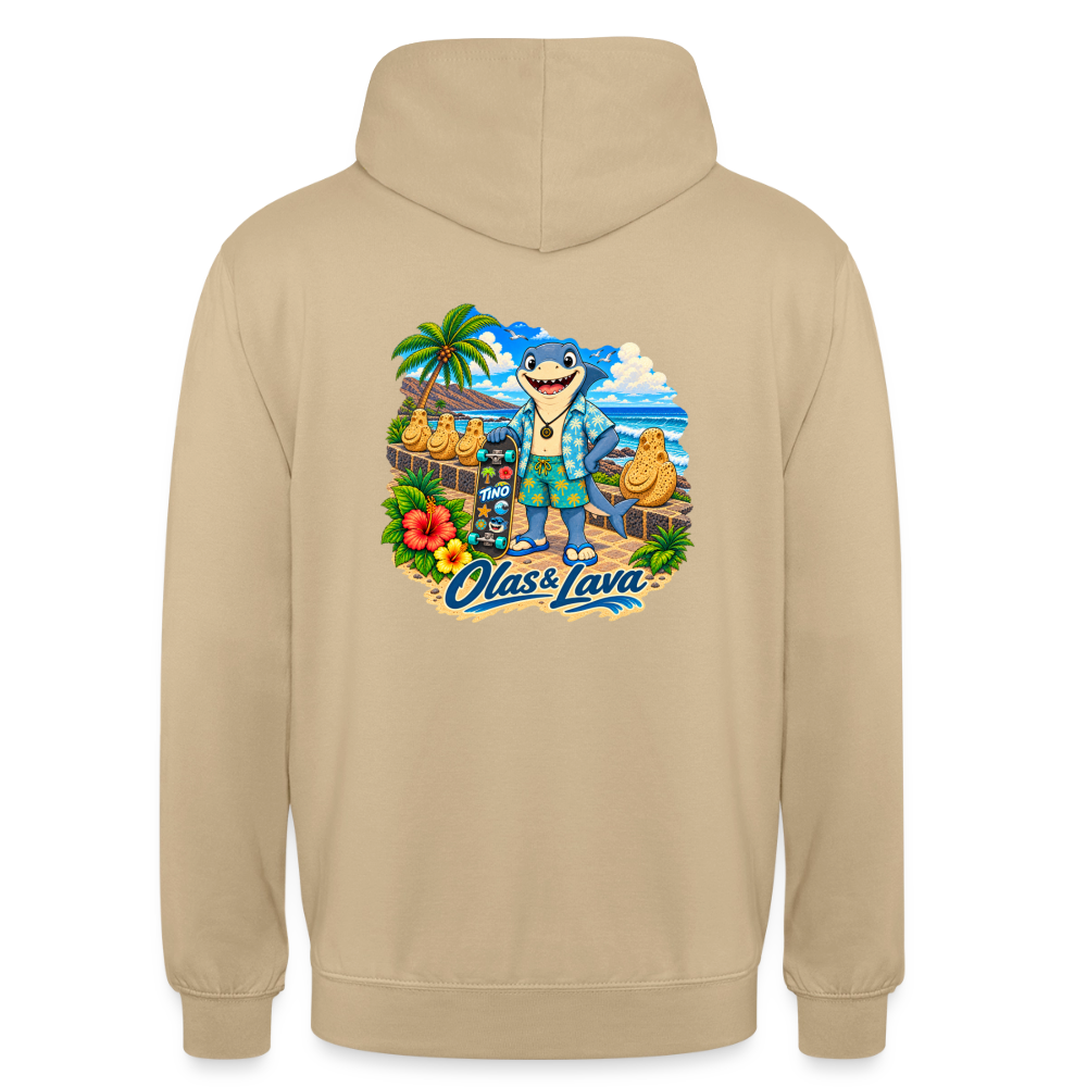 Sudadera Tino - Olas & Lava | El Bebé Tiburón - beige