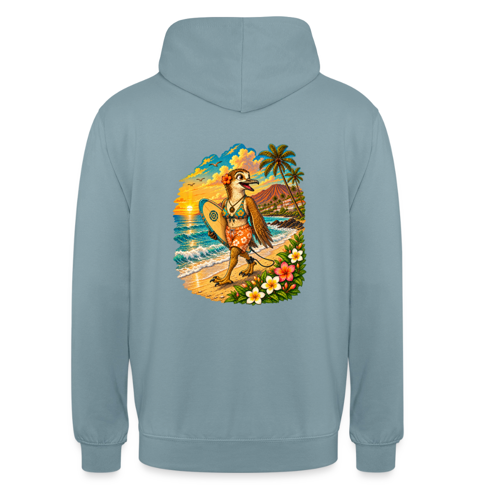 Sudadera Naya - Olas & Lava | La Pardela Surfista - stonewash blue