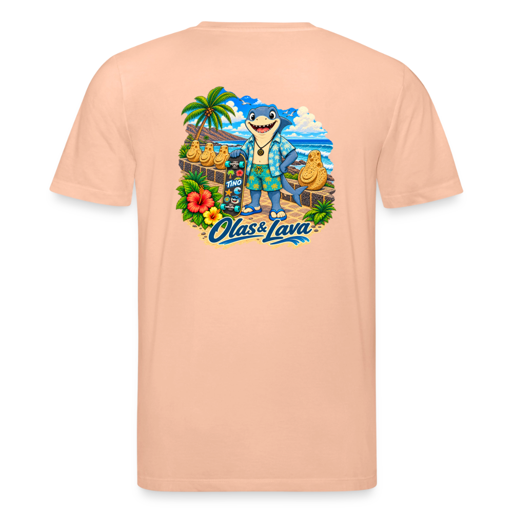 Camiseta Tino Surfer - Edición Canaria | Unisex Premium - peach