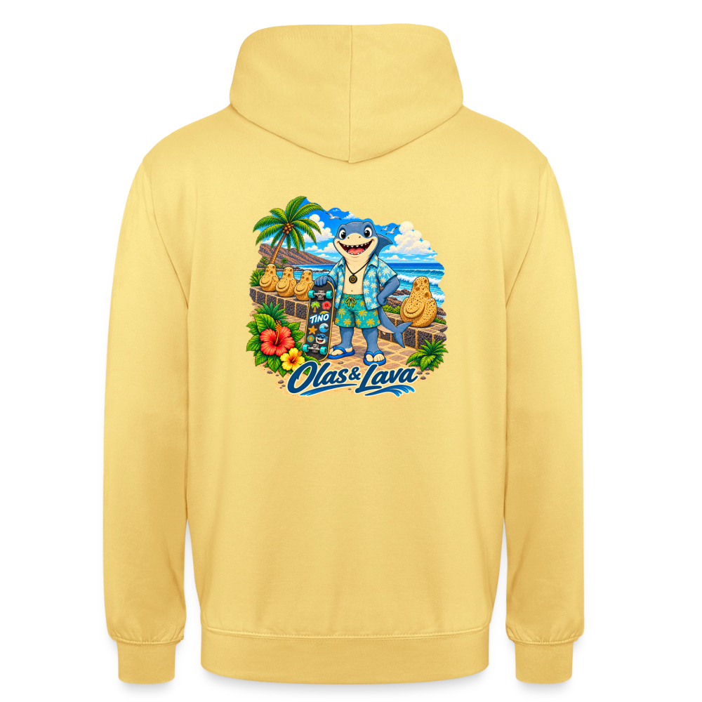 Sudadera Tino - Olas & Lava | El Bebé Tiburón - lemon yellow