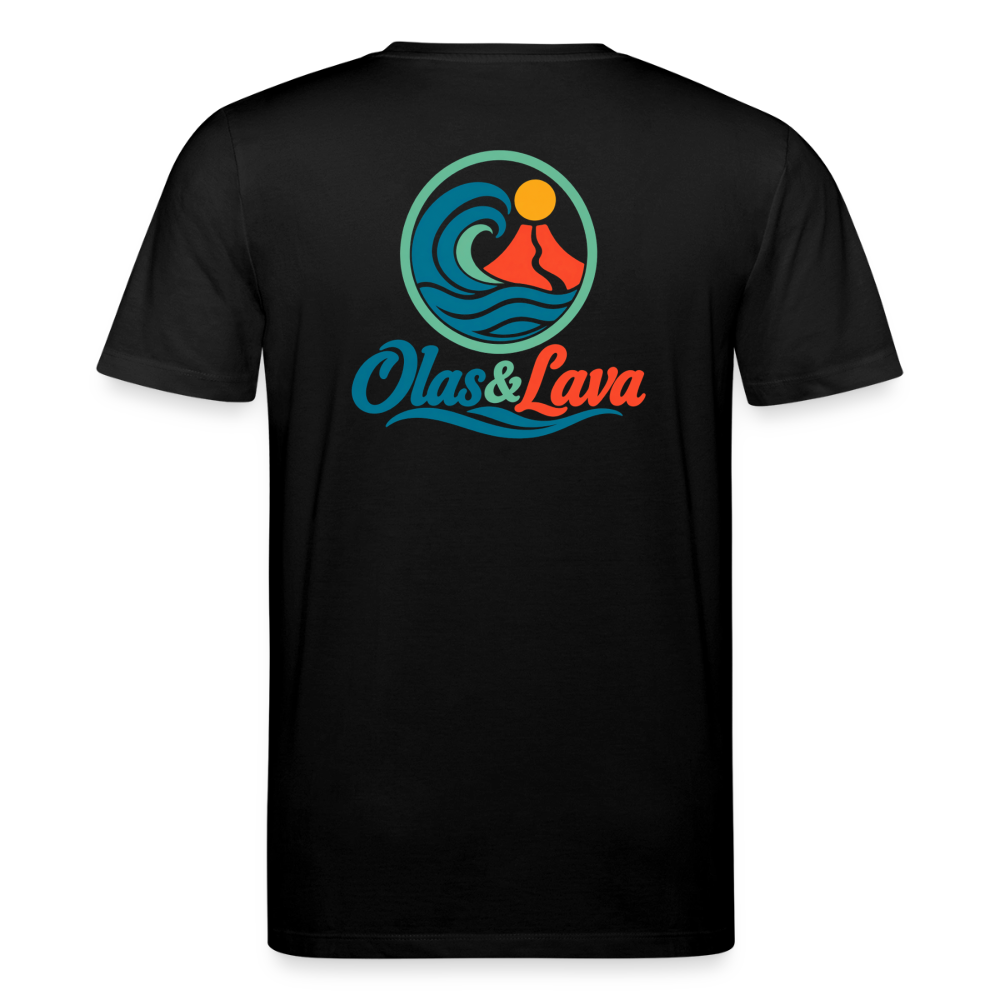 Camiseta Olas & Lava - Edición Tenerife | Unisex Premium - black