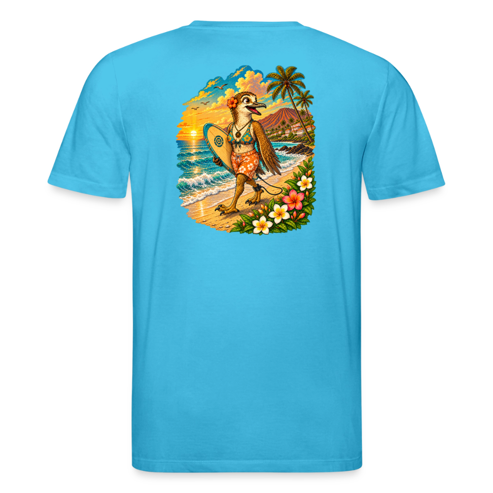 Camiseta Naya Surfer - Edición Canaria | Unisex Premium - aqua blue