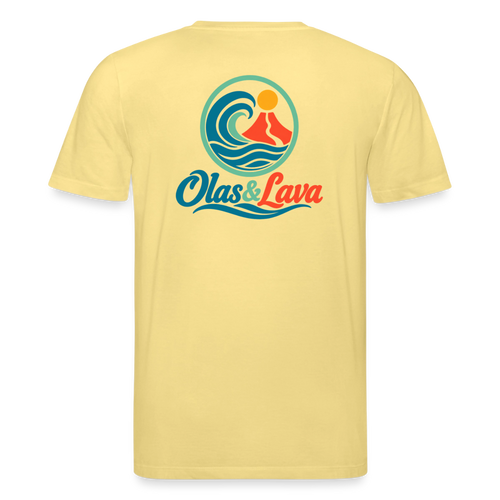 Camiseta Olas & Lava - Edición Tenerife | Unisex Premium - viva yellow 