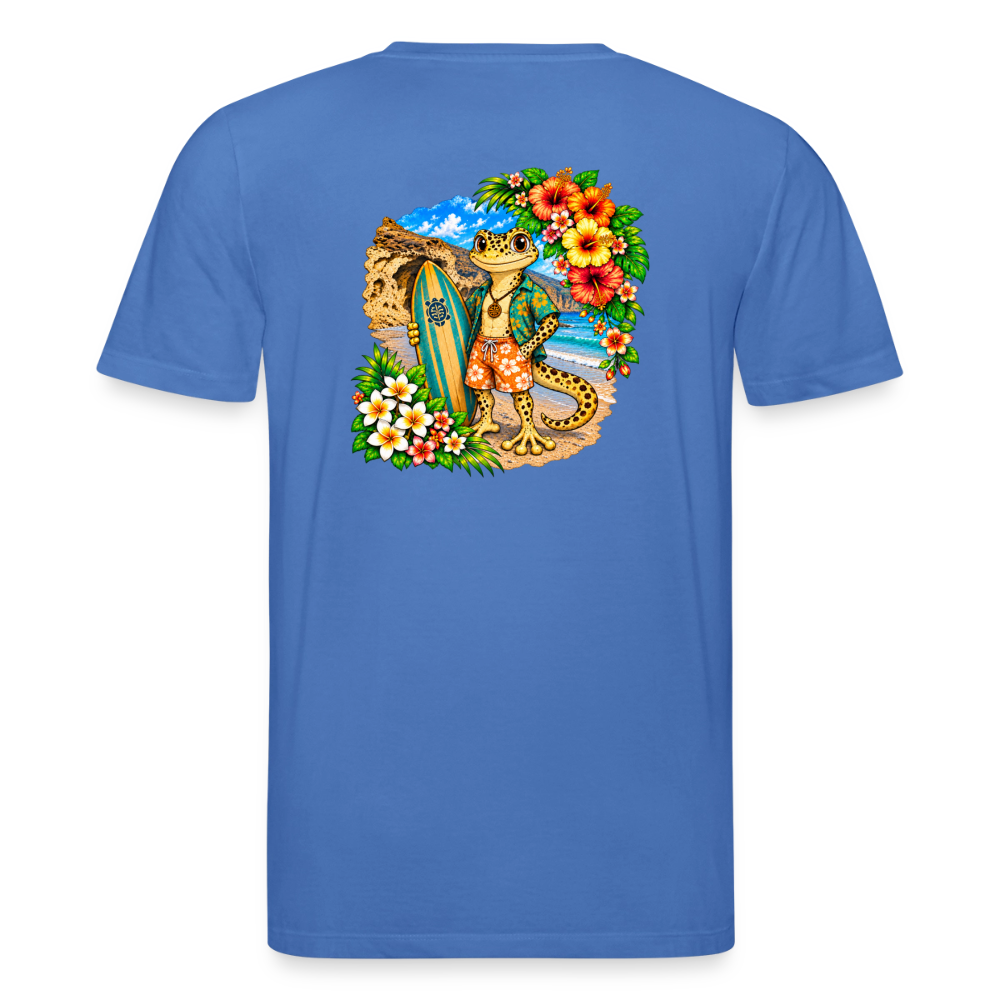 Camiseta Piko Surfer - Lagarto Canario | Unisex Premium - mindful blue