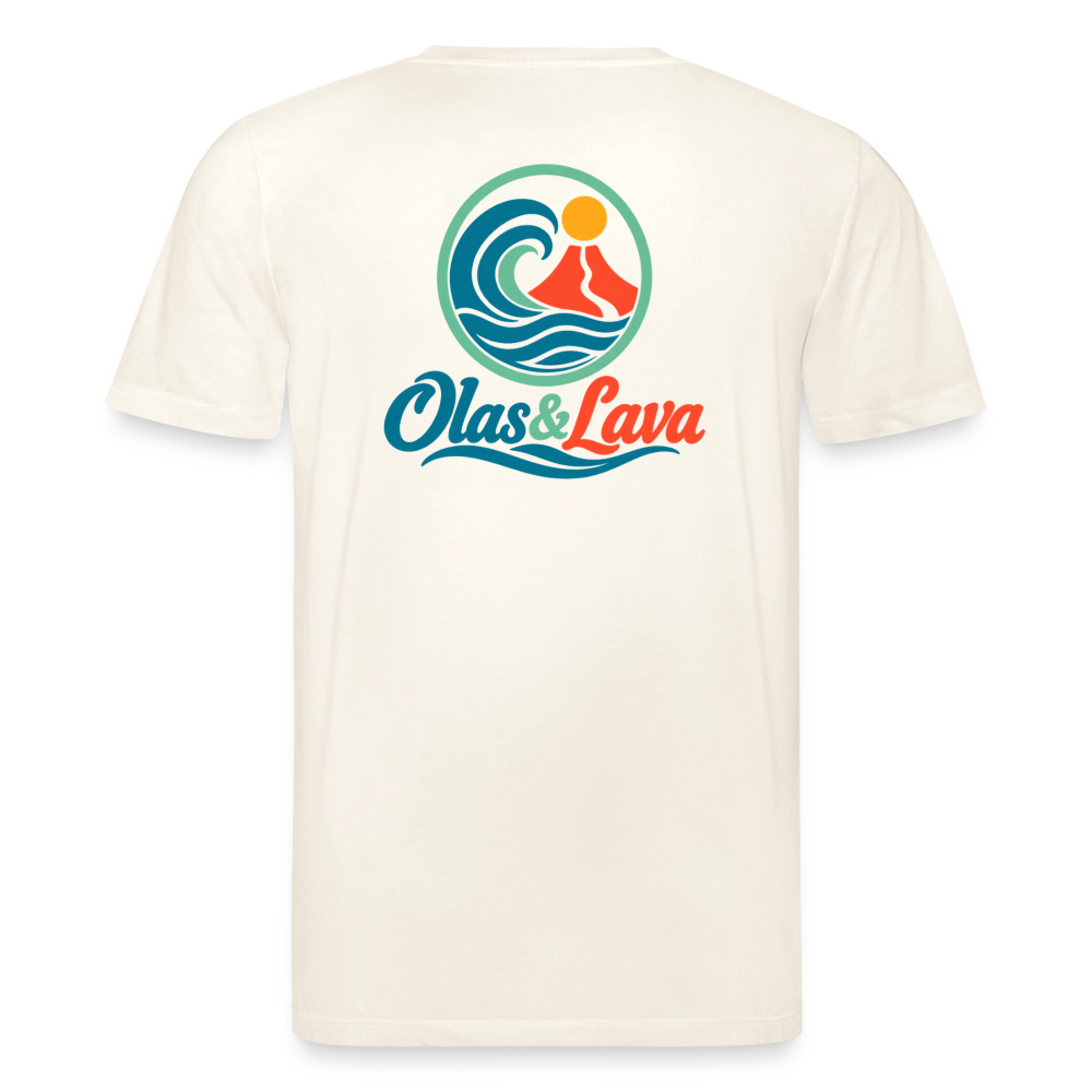 Camiseta Olas & Lava - Edición Tenerife | Unisex Premium - natural white