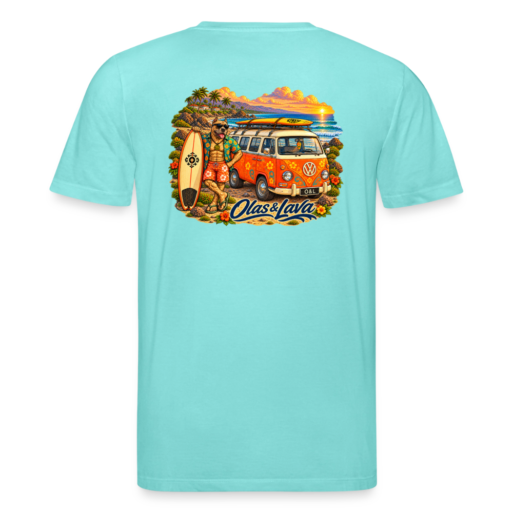 Camiseta Brado Surfer - Edición Canaria | Unisex Premium - pool blue