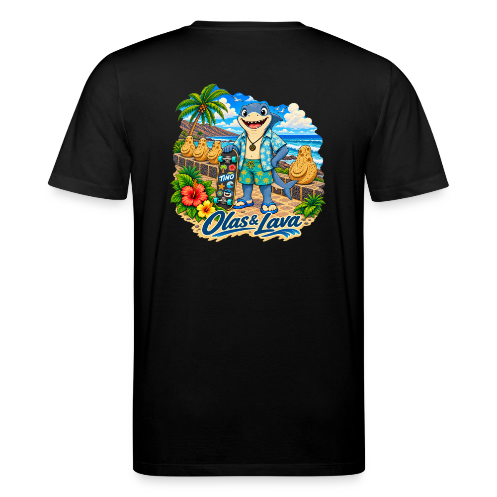 Camiseta Tino Surfer - Edición Canaria | Unisex Premium - black