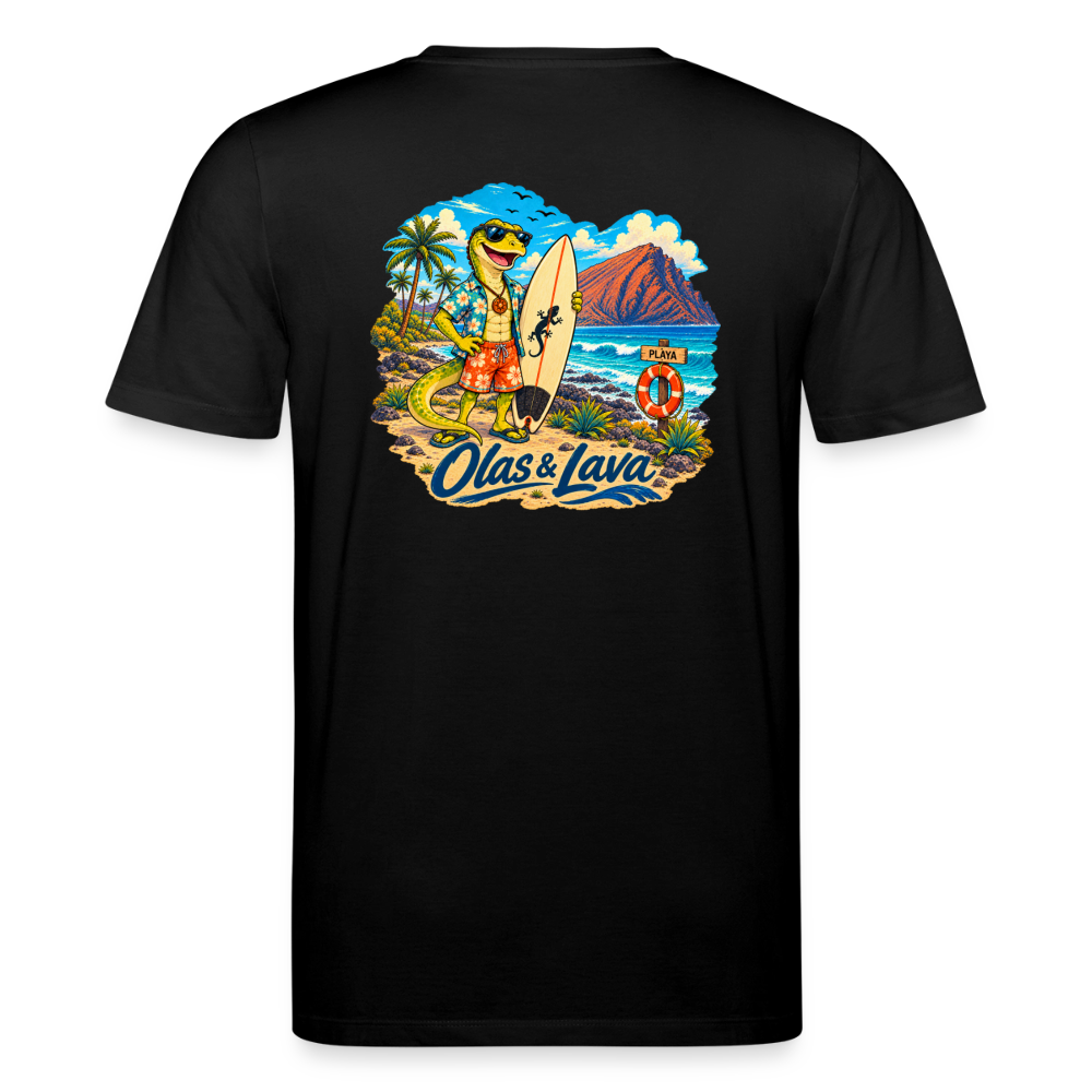 Camiseta Lago Surfer - Edición Canaria | Unisex Premium - black