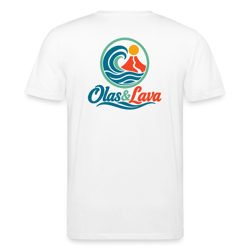 Camiseta Olas & Lava - Edición Tenerife | Unisex Premium - white