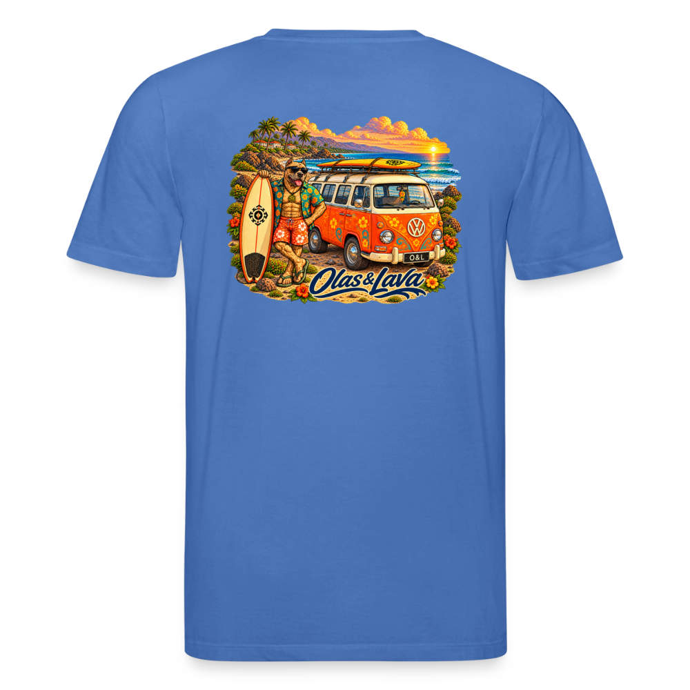 Camiseta Brado Surfer - Edición Canaria | Unisex Premium - mindful blue