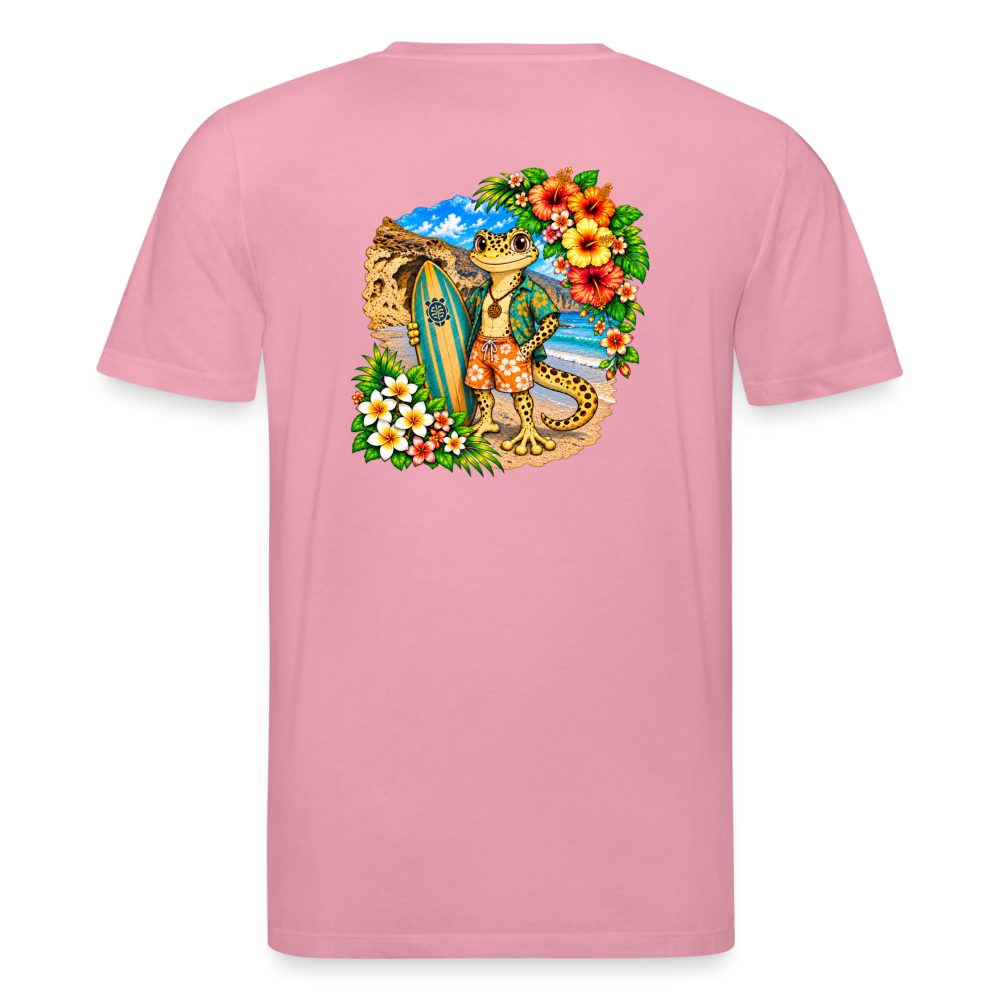 Camiseta Piko Surfer - Lagarto Canario | Unisex Premium - lilac dream