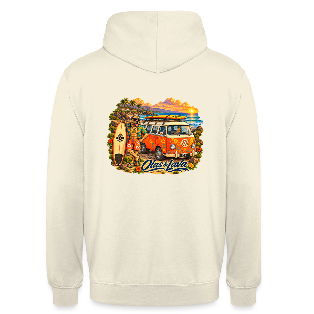 Sudadera Brado - Olas & Lava | Edición Presa Canario - vanilla