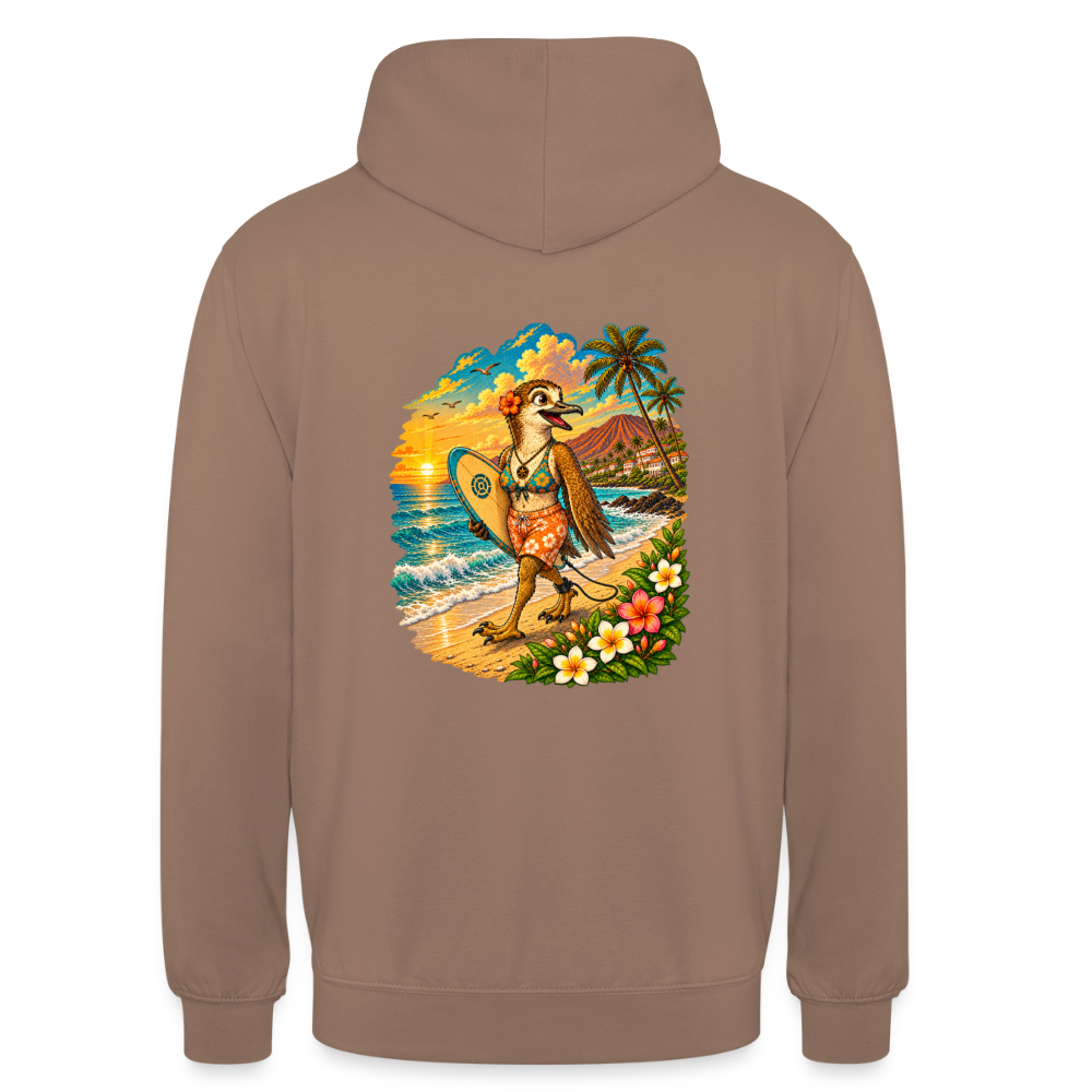 Sudadera Naya - Olas & Lava | La Pardela Surfista - mocha