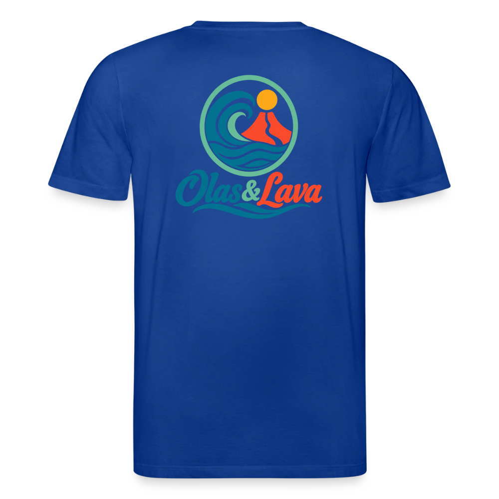 Camiseta Olas & Lava - Edición Tenerife | Unisex Premium - majorelle blue