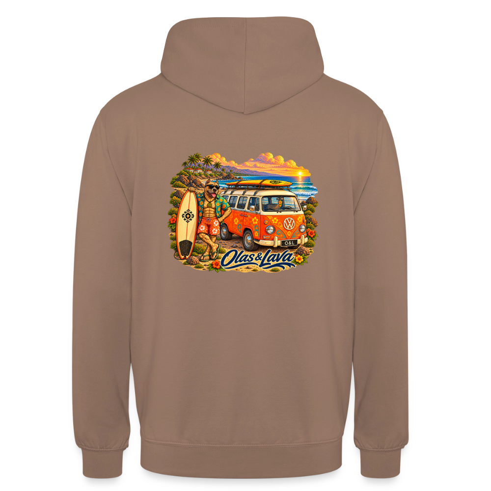 Sudadera Brado - Olas & Lava | Edición Presa Canario - mocha