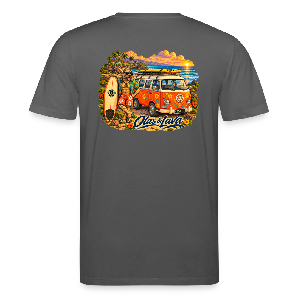 Camiseta Brado Surfer - Edición Canaria | Unisex Premium - anthracite