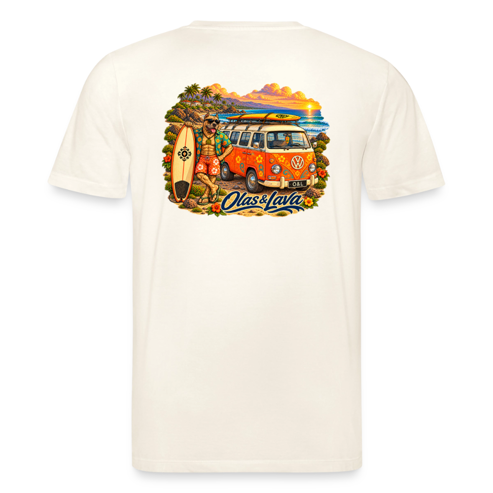 Camiseta Brado Surfer - Edición Canaria | Unisex Premium - natural white