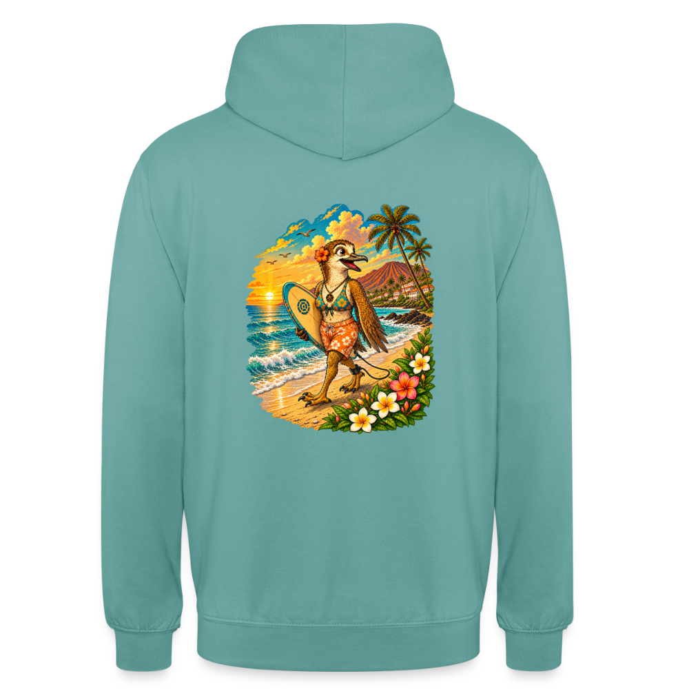 Sudadera Naya - Olas & Lava | La Pardela Surfista - pastel turquoise