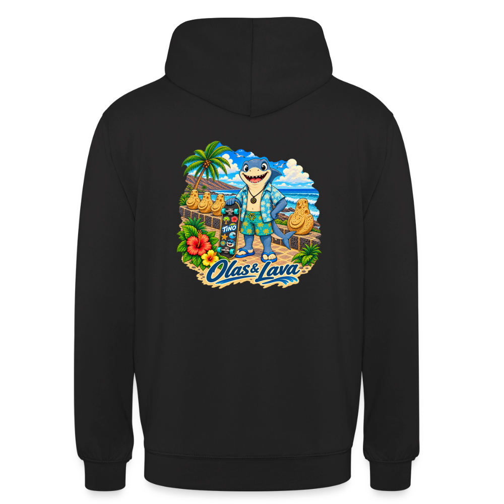 Sudadera Tino - Olas & Lava | El Bebé Tiburón - black