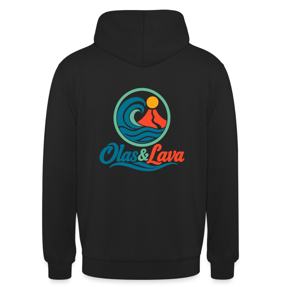 Sudadera Olas & Lava - Logo Oficial | Edición Original - black