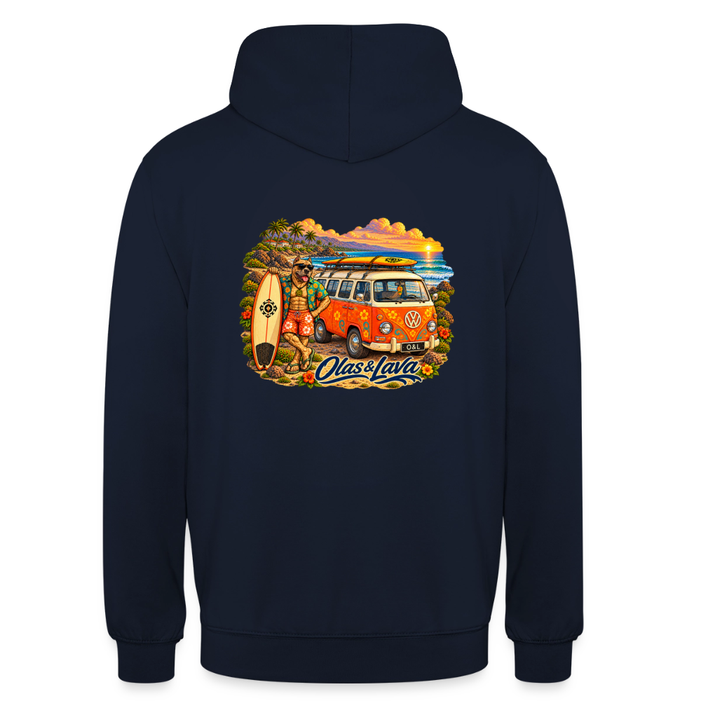 Sudadera Brado - Olas & Lava | Edición Presa Canario - navy