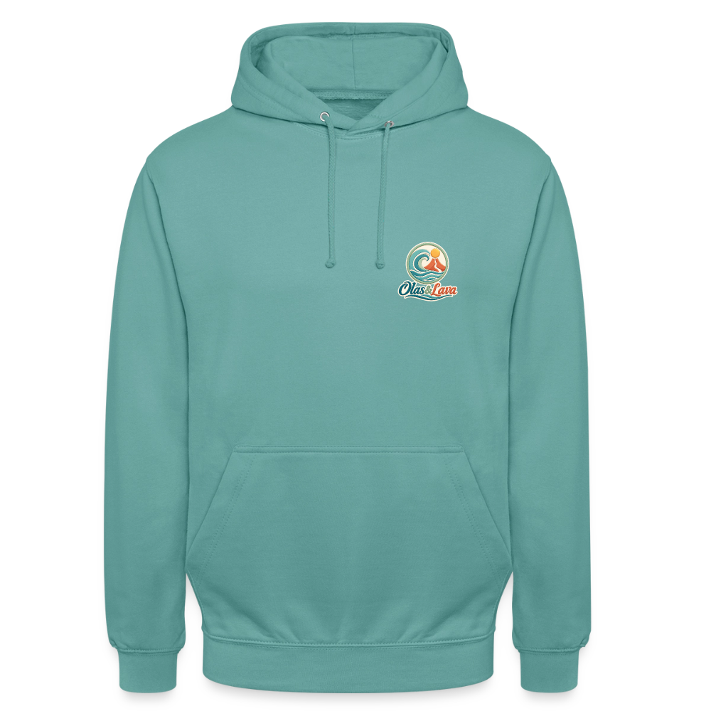 Sudadera Brado - Olas & Lava | Edición Presa Canario - pastel turquoise
