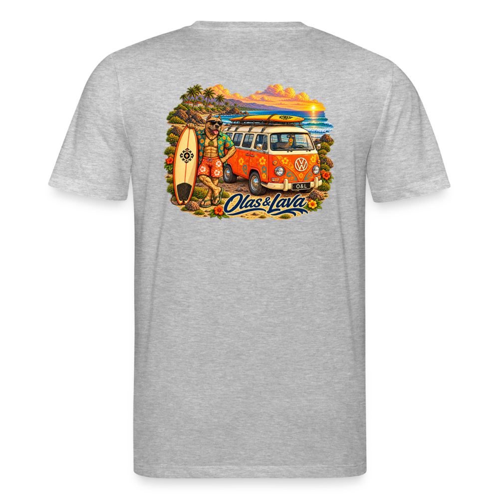 Camiseta Brado Surfer - Edición Canaria | Unisex Premium - heather grey