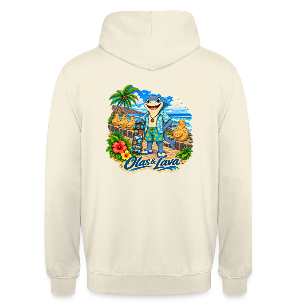 Sudadera Tino - Olas & Lava | El Bebé Tiburón - vanilla