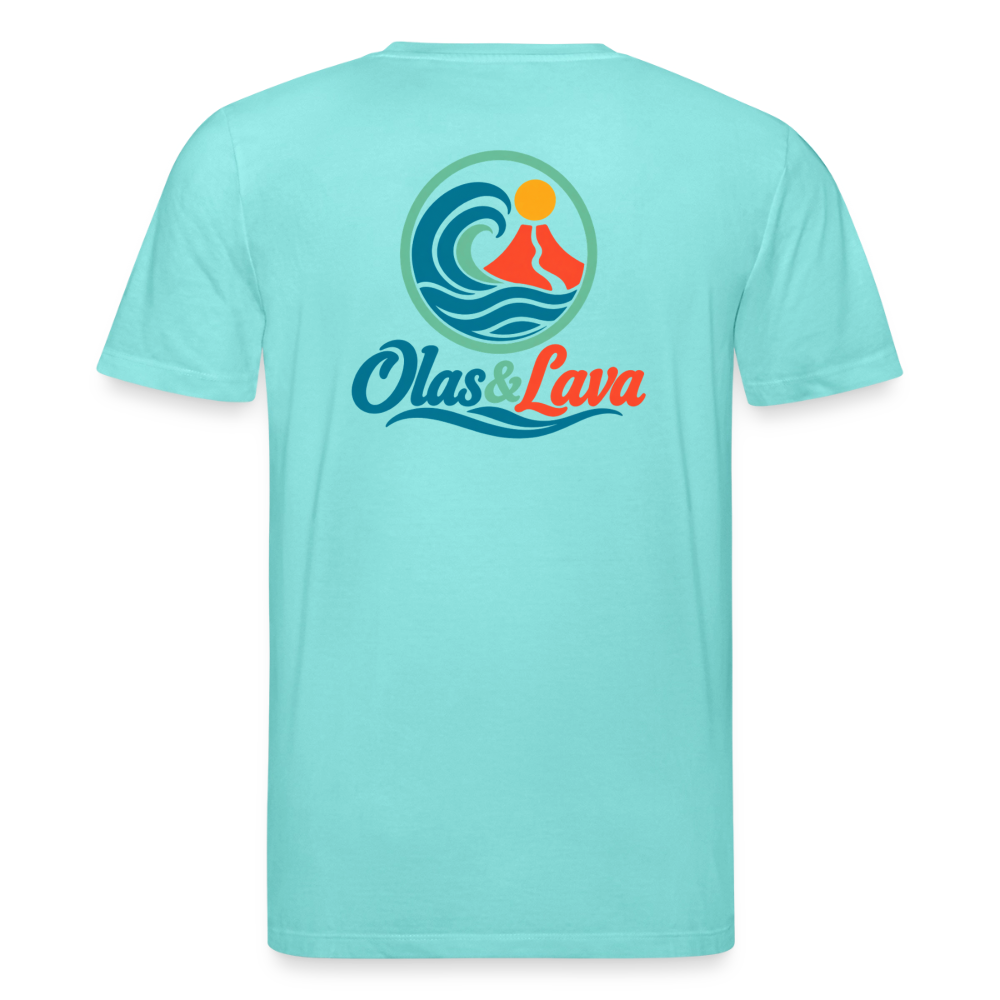 Camiseta Olas & Lava - Edición Tenerife | Unisex Premium - pool blue