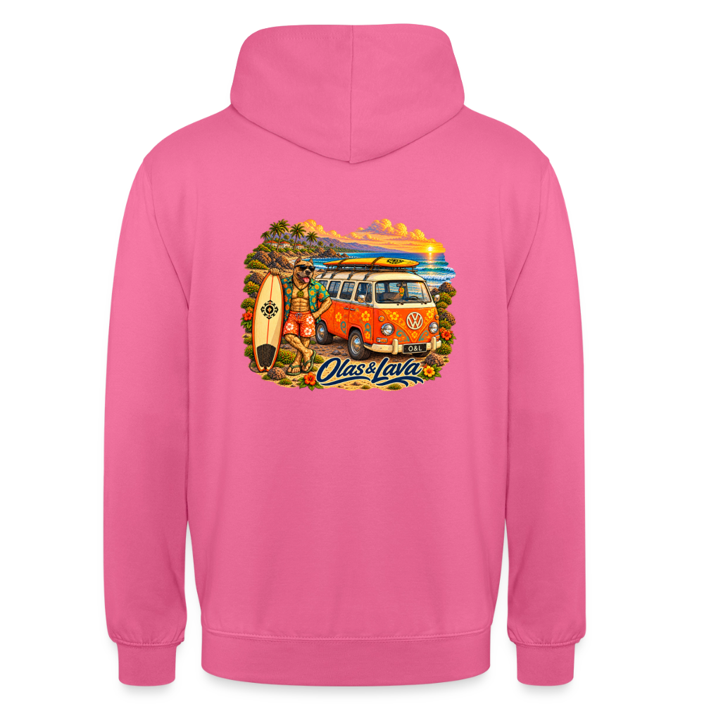 Sudadera Brado - Olas & Lava | Edición Presa Canario - pink