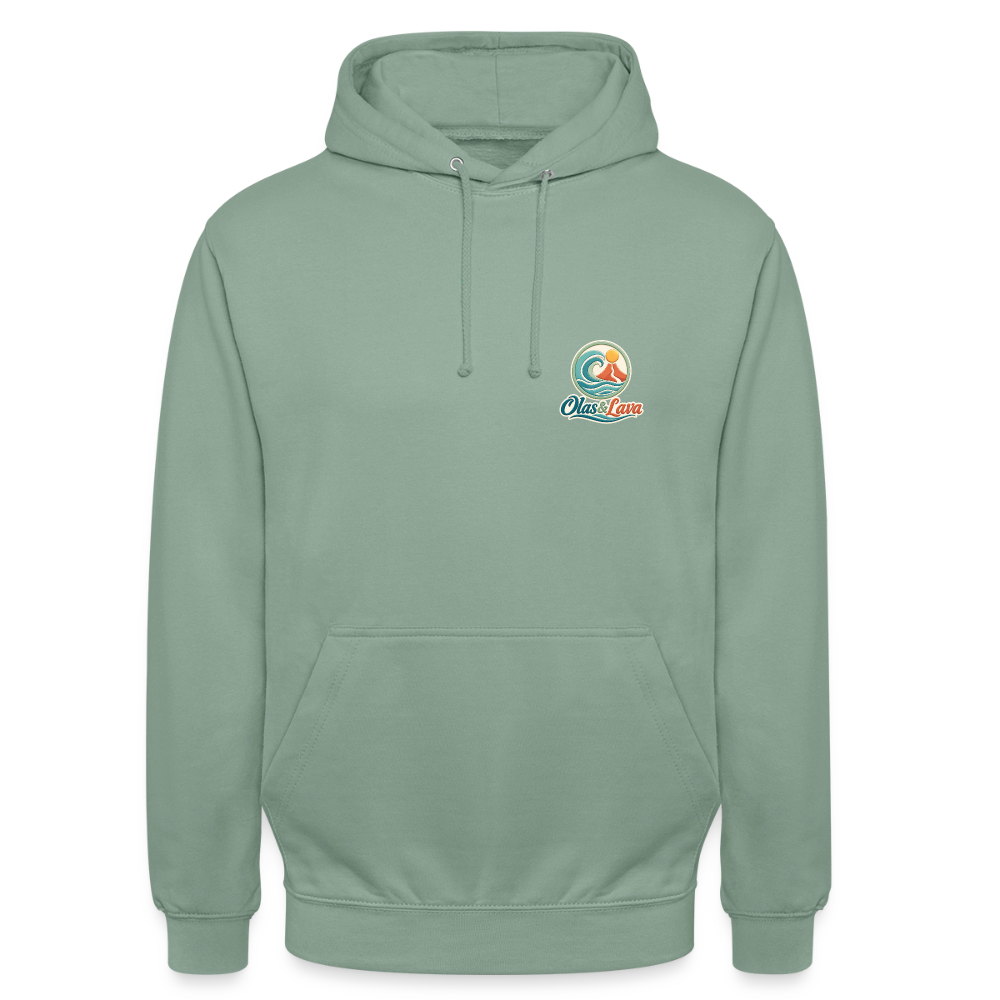 Sudadera Brado - Olas & Lava | Edición Presa Canario - steel green