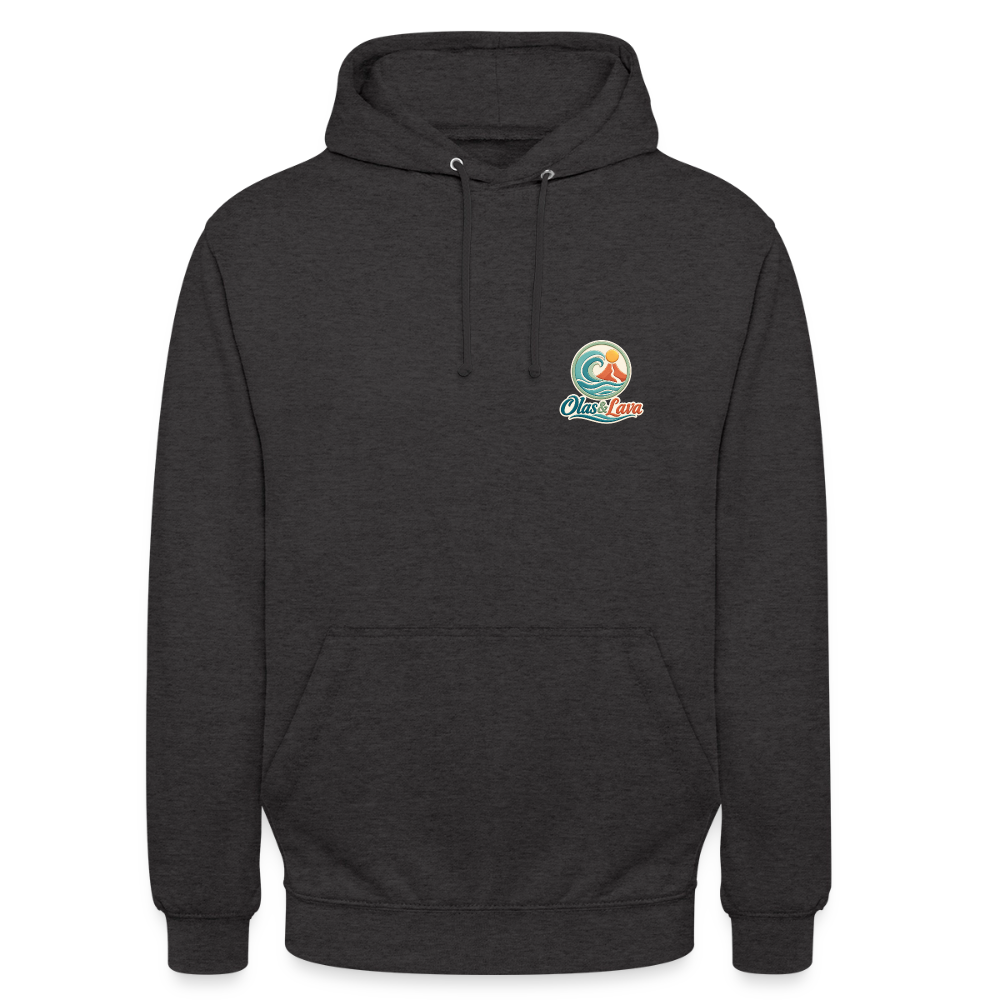 Sudadera Brado - Olas & Lava | Edición Presa Canario - charcoal grey