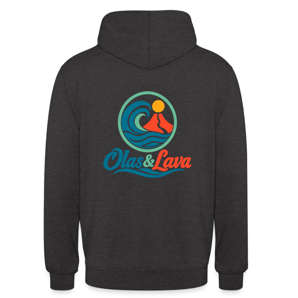 Sudadera Olas & Lava - Logo Oficial | Edición Original - charcoal grey